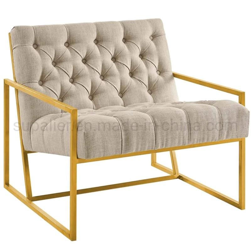 Modern Cheap Price Metal Frame Fabric Sofa