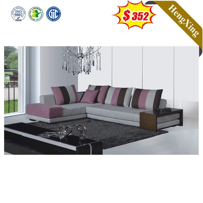 Modern North Fabric Three Seat Home Furniture Hotel Corner Sectional Living Room Sofa