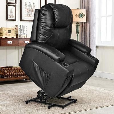 Hot Sale Leather Living Room Sofa Reclinable Electric Single Seat Recliner Sofa Chair Set