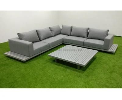 Leisure Garden Furniture Outdoor Sectional Aluminum Sofa Set for Patio