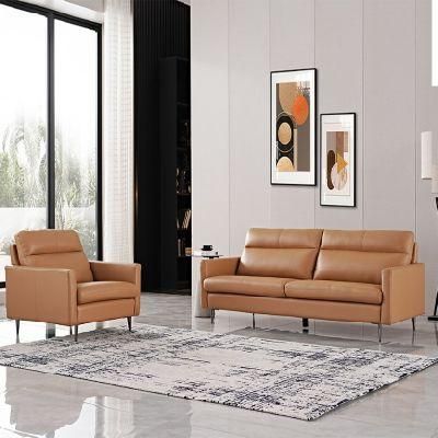Hot Wood Genuine Leather Sofa Luxury Sofas Long Couch Suites Living Room Chair