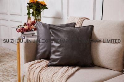 Comfortable Super Soft Pure Color Sofa Cotton Velvet Cushion Cover Homehold Feathe Pillow