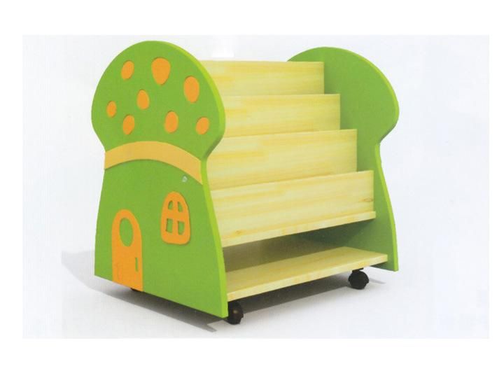 Special Design Wooden Bookcase for Kids with Sofa