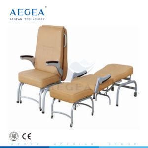 Accompany Hospital Furniture Folding Chair Sofa Bed with Sponge Padded