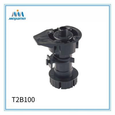 T2b100 Dowel Plastic 100-130mm Adjustable Furniture Legs