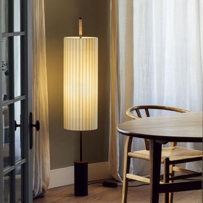 Chinese Style Cloth Art Sitting Room Sofa Lightingbedroom Study Floor Lamp