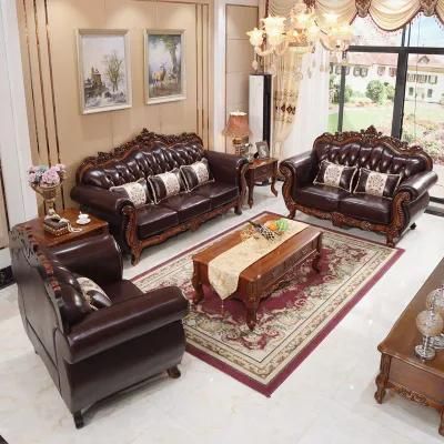 Home Furniture American Leather Sofa in Optional Sofa Seats and Furnitures Color
