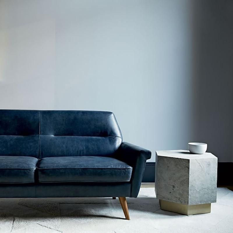 Latest Design Modern Living Room Couch Leather Corner Sofa