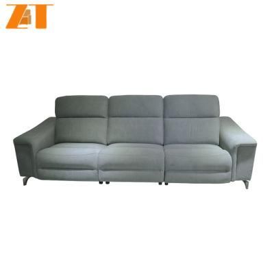 New Designs Fabric Couch Set Adjustable Living Room Furniture Charge Recliner Corner Sofa with USB