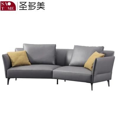 Modern Nordic Home Furniture Living Room Leather Sectional Sofa
