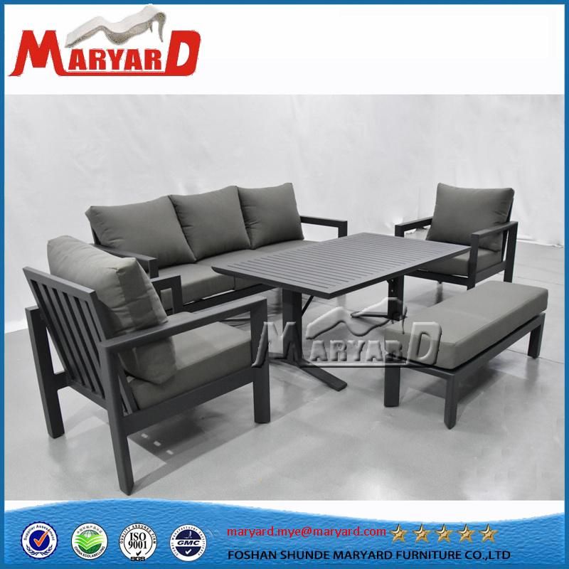 New Design Aluminum Outdoor Patio Furniture Garden Sofa Set