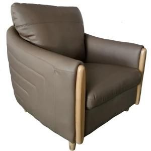 New Arrival Hotel Lobby Furniture L Shape Leather Sofa (8069)
