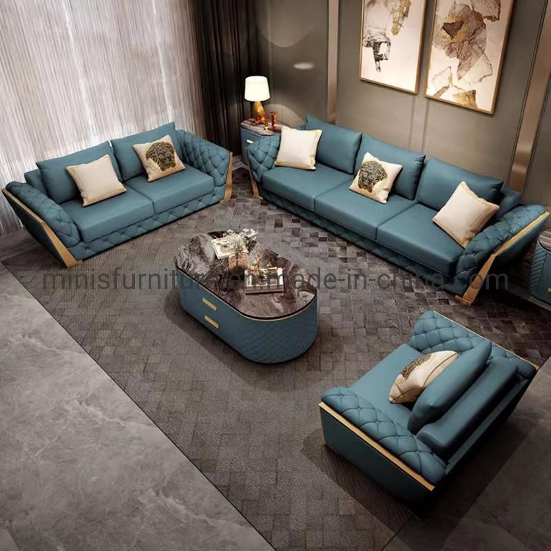 (MN-SF112) High End Home Living Room Furniture Leather Sofa with Wholesale Price