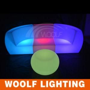 Glowing LED Furniture Event Furniture RGB LED Sofa