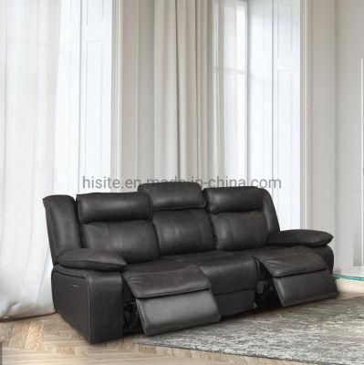 Vietnam High Quality Home Living Room Furniture Genuine Leather Fabric L Shaped Sofa Corner Recliner Sofa