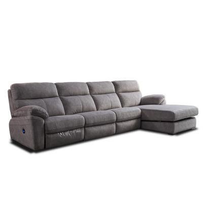 Customized Style Electric Recliner Sofa Popular Design Function USB Charger Leisure Sectional Sofa