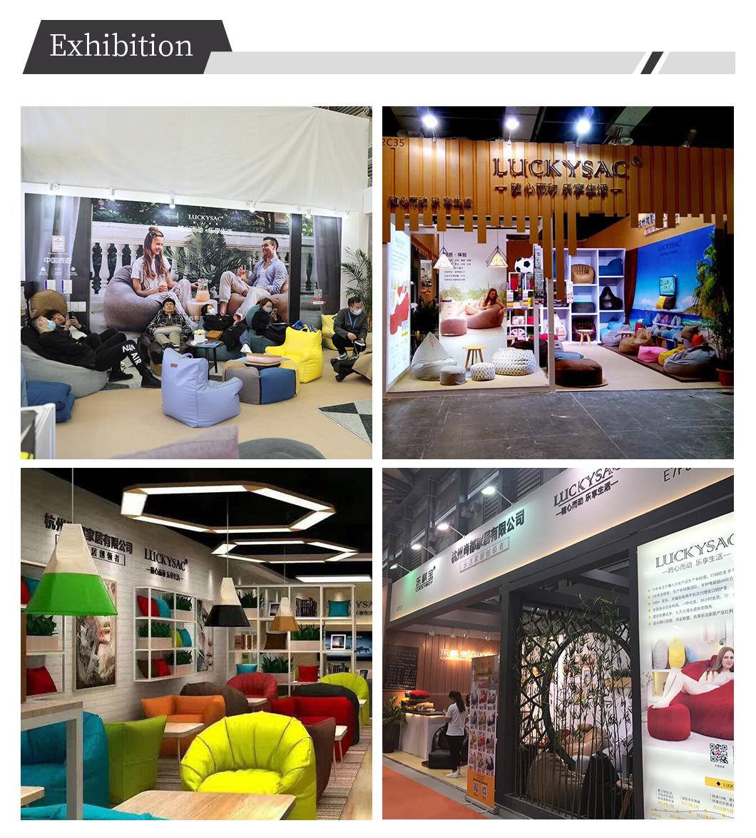 Spandex Indoor Living Room Sofas Lazy Bean Bag