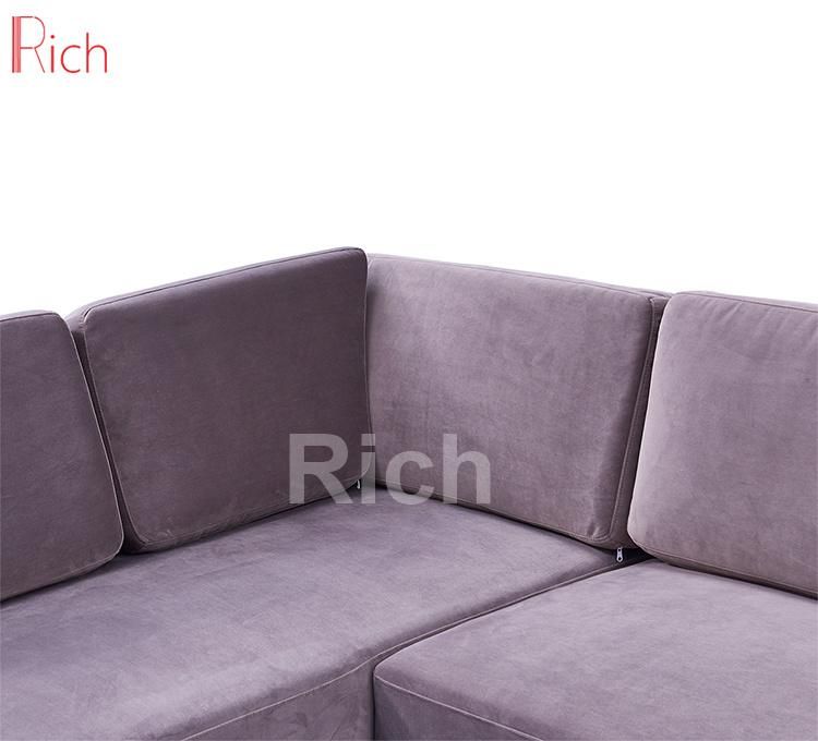 Modern Design Living Room Hotel Furniture Sectional Sleeper Corner Sofa