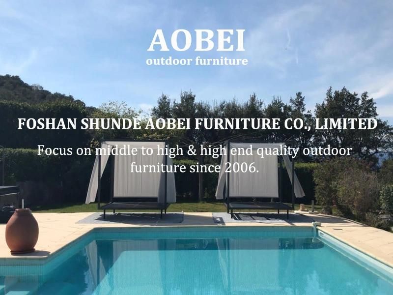Modern Outdoor Hotel Home Furniture Aluminum Rope Rattan Wicker Chair Sofa