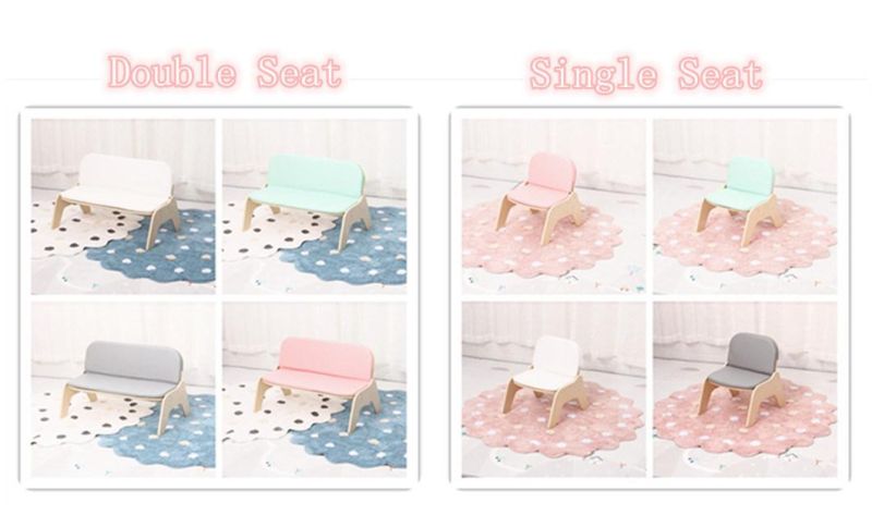 Custom PU Leather Soft Sitting Kids Kindergarten Children Sofa