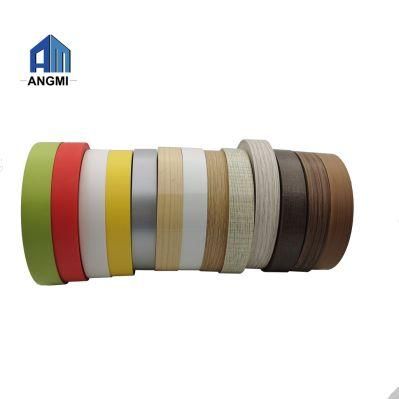 Hot Sale White/ Wooden Grian MDF Edge Banding Strips/PVC Lipping / Plastic Tape/ Office Furniture Edge Banding