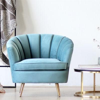 Living Room Armchair Nordic Fabric Single Seater Sofa