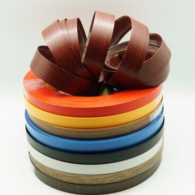 Decorative Woodgrain PVC Edge Banding Tape with Matte Texure