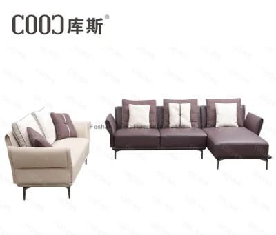 Living Room Modern Furniture European Style Genuine Leather Sofa