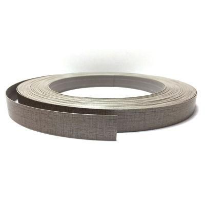 Decorative Matte and Embossing PVC Furniture Edge Banding Plastic Edging Tape Strip for Cabinet