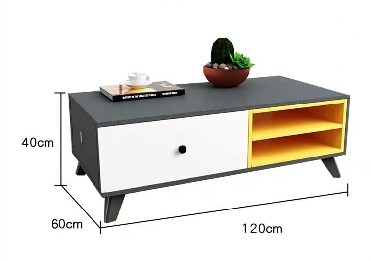 Modern Wooden Furniture Living Room TV Stand Sofa Popular Luxury Coffee Table