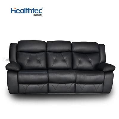 Leather Fabric Material Optional Recliner Sofa Set