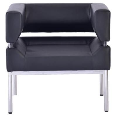 High Quality Black Leather Office Sofa Modern Design Office Sofa Living Room Sofa Home Office Furniture