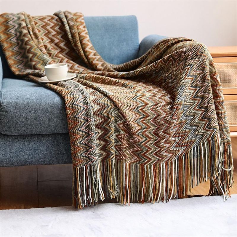 Bohemia Sofa Blanket Cover Blanket Blanket Summer Knitted Blanket Office Nap Blanket Air Conditioning Blanket