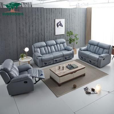 Chinese Furniture Home Leisure Recliner Sofa Living Room Furniture Leather Sofa