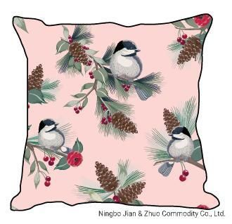 Custom Digital Printing Bird Cushion Pillow Household Textiles