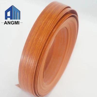 PVC Edge Banding MDF Edging Tapes Wood Grain Solid Color Furniture Accessory