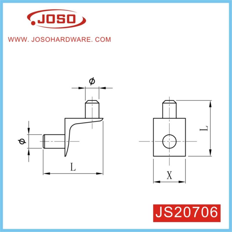 Bracket Style Cabinet Shelf Support Pegs for Kitchen