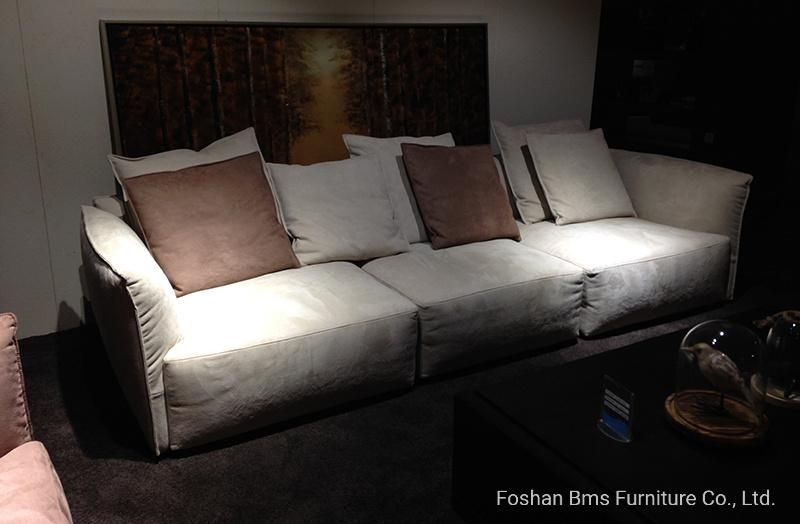 Italian Design Living Room Sectional Fabric Sofa