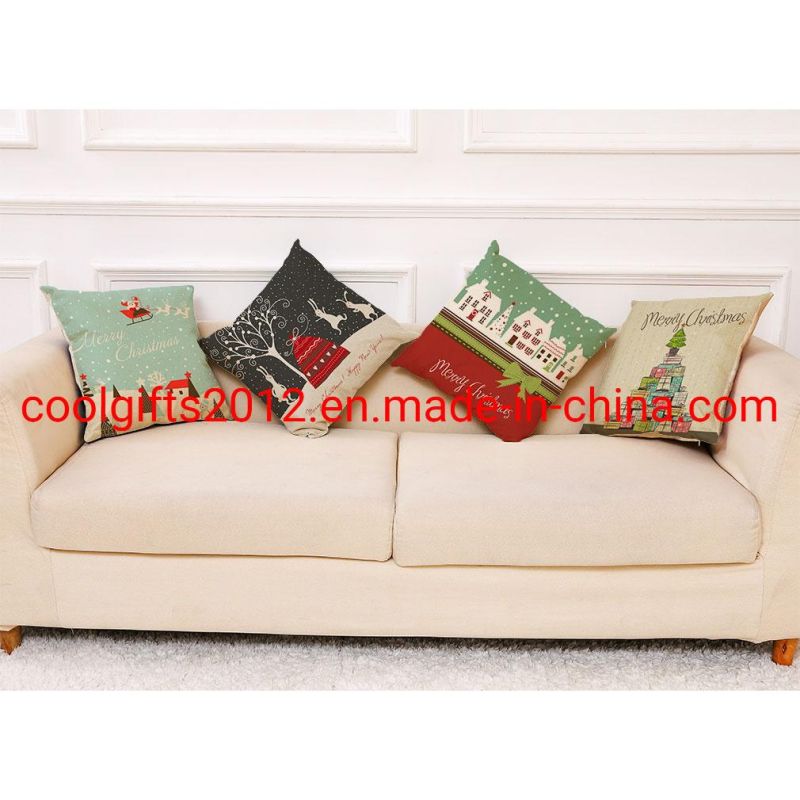 Halloween Pillow Covers Decorative Pillow Case Cotton Linen Sofa Square Pillow Case