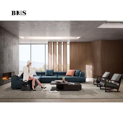 Modern Contemporary Latest Design Sectional Corner Lounge Genuine Leather Sofa