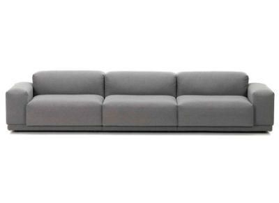 Jasper Morrison 3 Seats Fabric Sofa for Living Room (CC-6169-3)