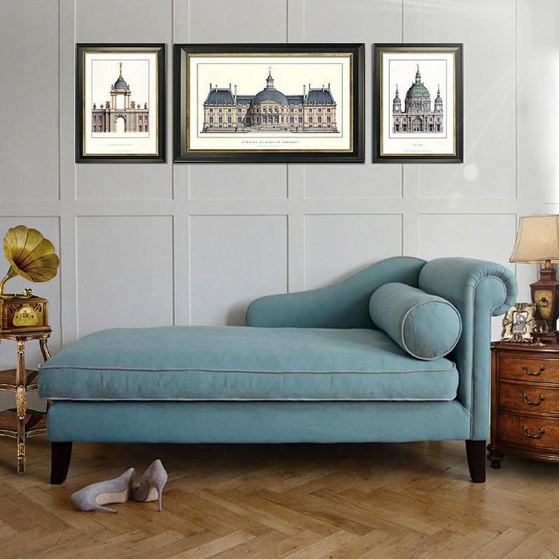 Chesterfield Style Living Room Furniture High Quality Leather Sofa Chaise