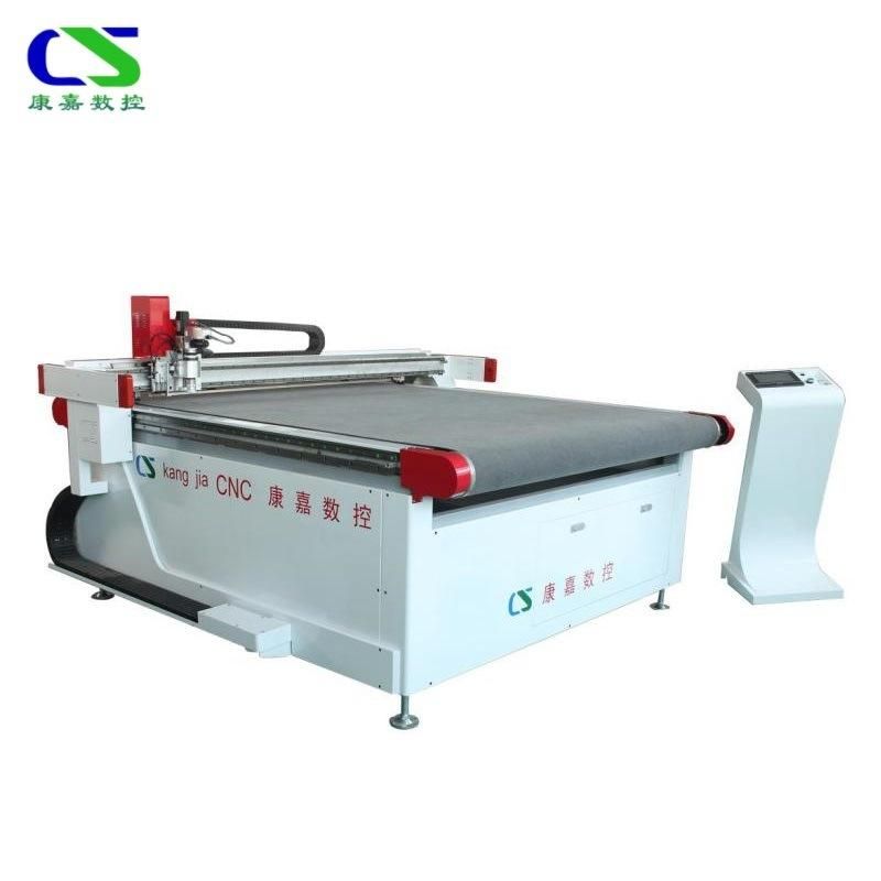 High Precision Fast Cutting CNC Round Knife Fabric Cloth Textile Cutting Machine for Sofa Industry
