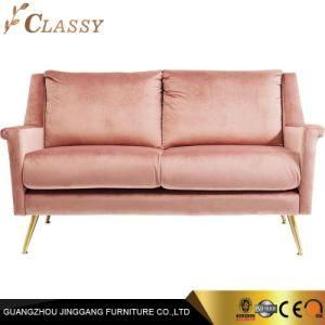 Luxury Furniture Golden Legs Leisure Sofa for Sale