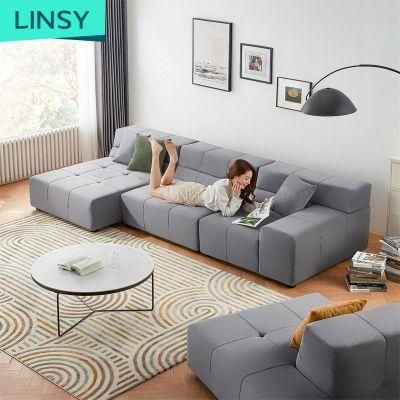 New Linsy European Furniture Hotel Home Modern Living Room Cloud Modular Sofa Tbs022