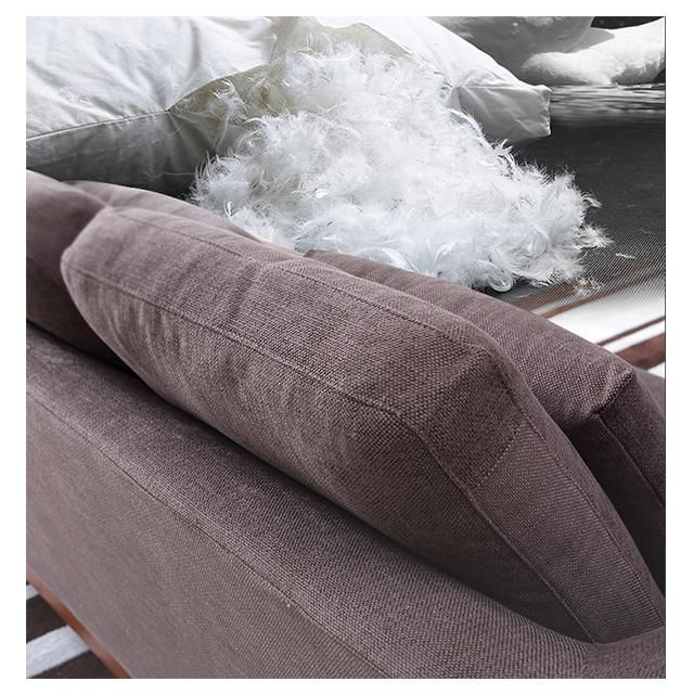 Light and Luxury Unique Design Furniture Ash Solid Wooden with Fabric Sofa for Hotel