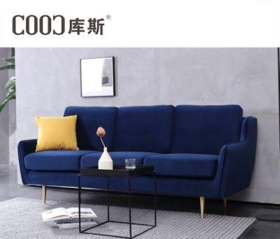 Hot Sale Furniture Modern Fabric Hotel Velvet Fabric Sofa