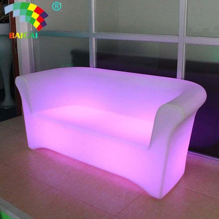LED Plastic Sectional Sofa Modern Sofa Living Room Sofa