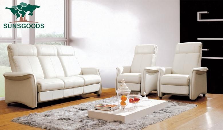 Popular Modern Style Good Quality Massage Sofa Genuine Leather Living Room Furniture