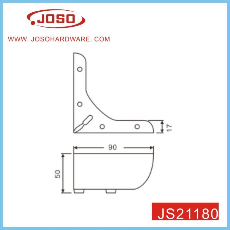 Popular Furniture Metal Corner Leg for Sofa